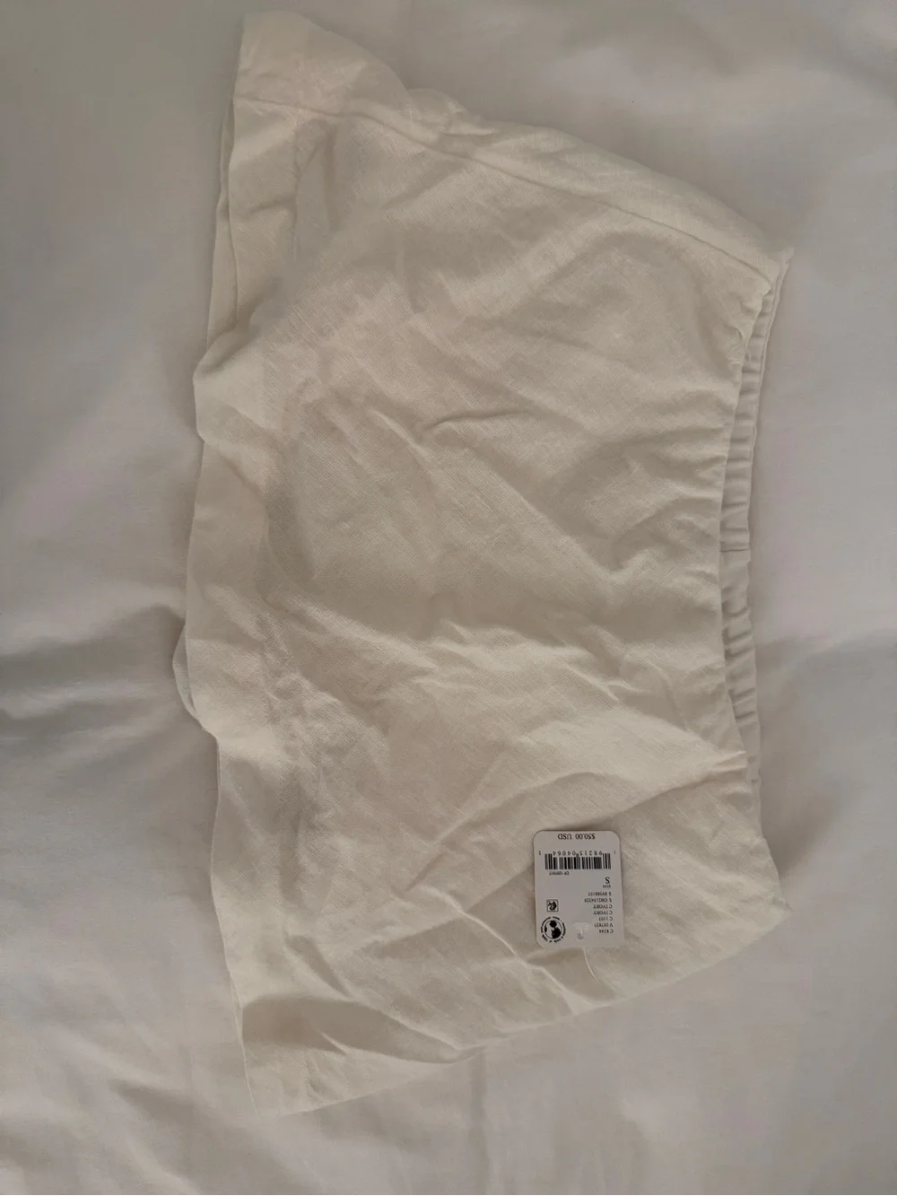Free people white linen skort